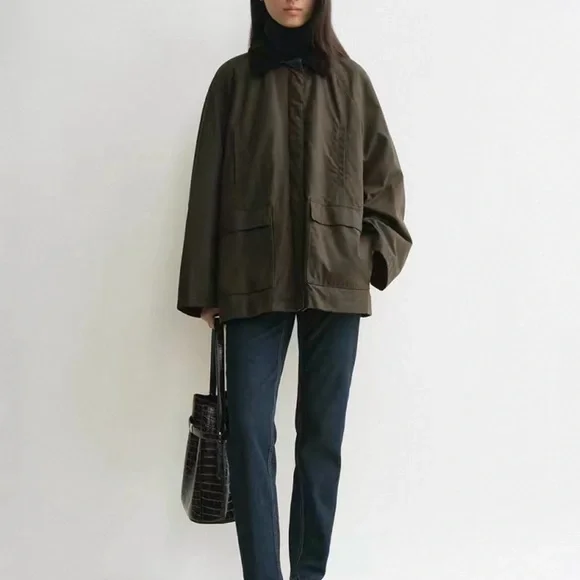 Toteme Country jacket in forest size32 XXS - Picture 1 of 10